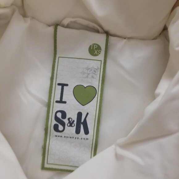 Soia & Kyo White Puffer Jacket - Picture 3 of 4